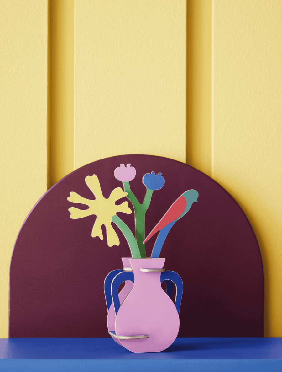 Pop Out Card, Matisse Paper Bloom